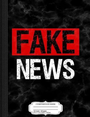 Book cover for Fake News Costume Composition Notebook