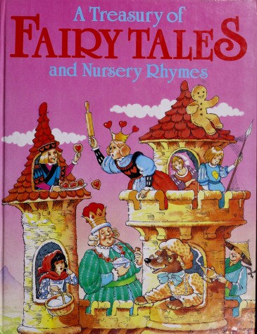 Book cover for A Treasury of Fairy Tales and Nursery Rhymes