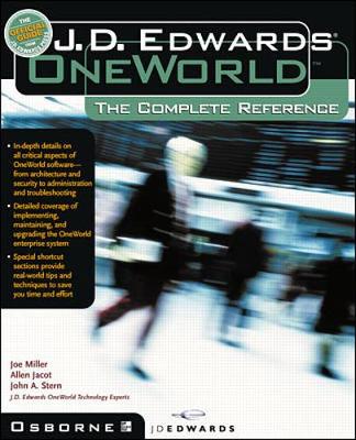 Book cover for J.D. Edwards OneWorld: The Complete Reference