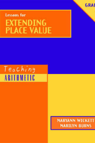Cover of Lessons for Extending Place Value, Grade 3