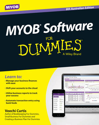 Book cover for MYOB Software for Dummies 8e Australian Edition