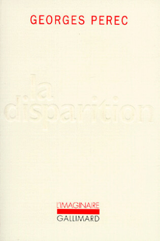 Cover of La disparition