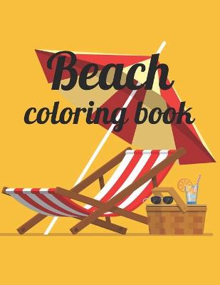 Book cover for Beach coloring book