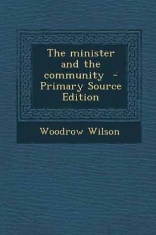 Cover of The Minister and the Community