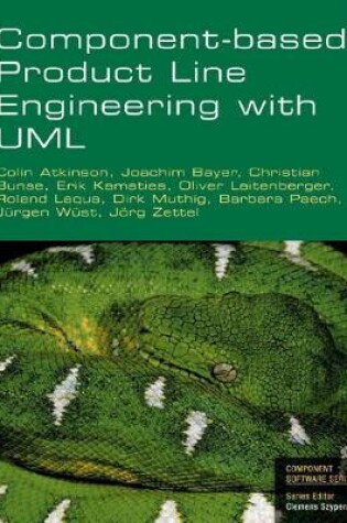 Cover of Component-based product line engineering with UML