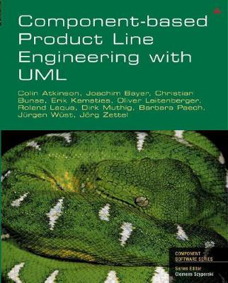 Cover of Component-based product line engineering with UML