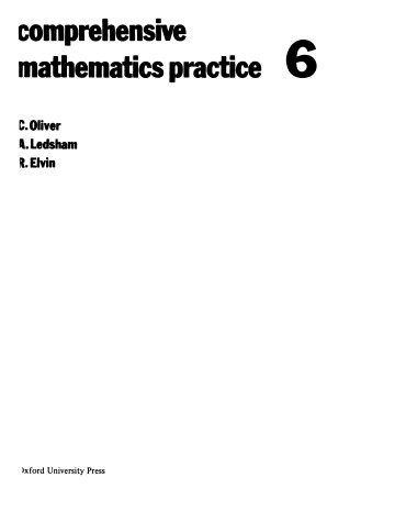 Book cover for Comprehensive Mathematics Practice