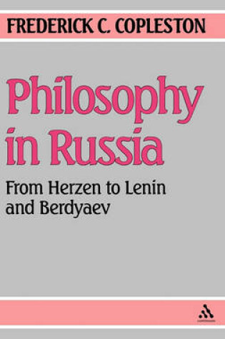 Cover of Philosophy in Russia