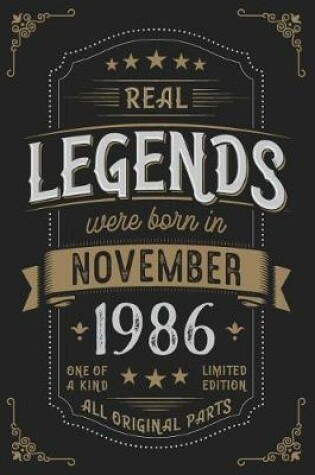 Cover of Real Legends were born in November 1986