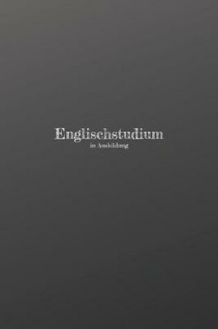 Cover of Englischstudium in Ausbildung