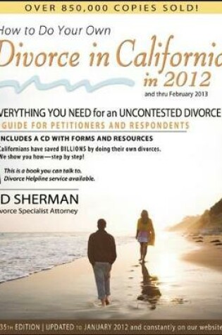 Cover of How to Do Your Own Divorce in California in 2012