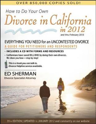 Book cover for How to Do Your Own Divorce in California in 2012