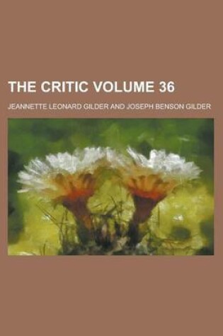 Cover of The Critic Volume 36