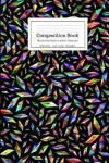 Book cover for Composition Book Black Diamond Colorful Abstract