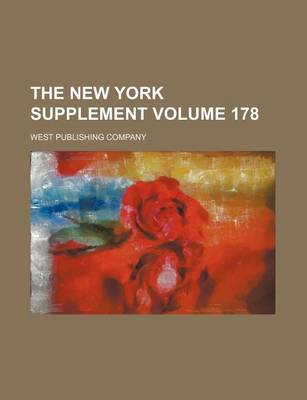 Book cover for The New York Supplement Volume 178