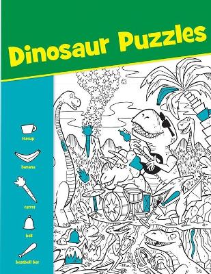 Book cover for Dinosaur Puzzles.