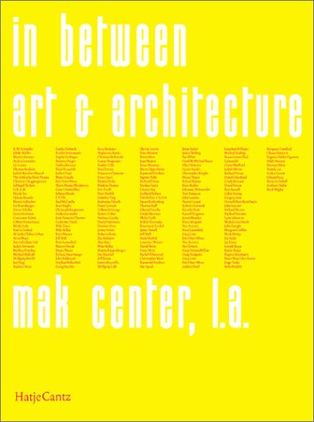 Book cover for In between: Art and Architecture