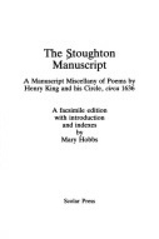 Cover of The Stoughton Manuscript