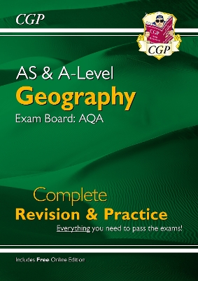 Cover of AS and A-Level Geography: AQA Complete Revision & Practice (with Online Edition)