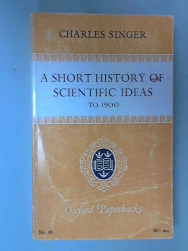 Book cover for Short History of Scientific Ideas to 1900