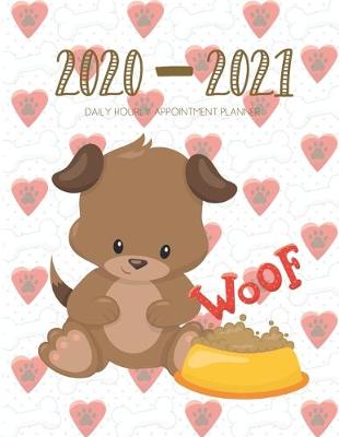 Book cover for Daily Planner 2020-2021 Puppy Dog 15 Months Gratitude Hourly Appointment Calendar