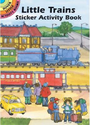 Book cover for Little Trains Sticker Activity Book