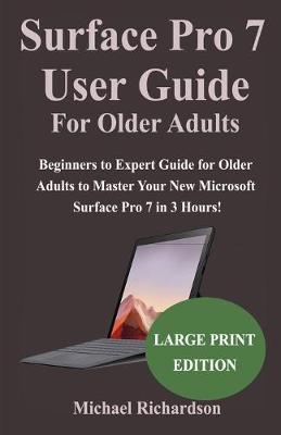 Book cover for Surface Pro 7 User Guide For Older Adults