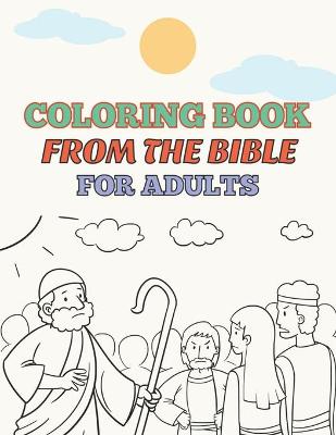 Book cover for Coloring Book from the Bible for Adults