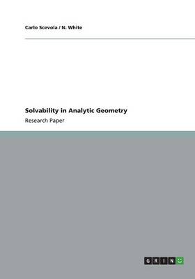 Book cover for Solvability in Analytic Geometry