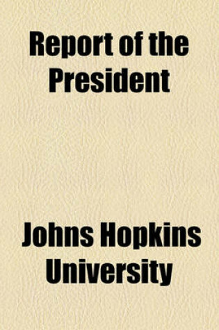 Cover of Report of the President