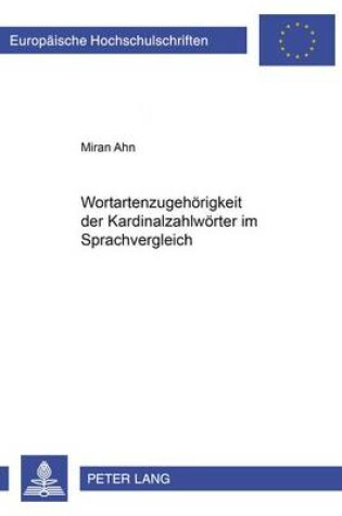 Cover of Wortartenzugehoerigkeit Der Kardinalzahlwoerter Im Sprachvergleich