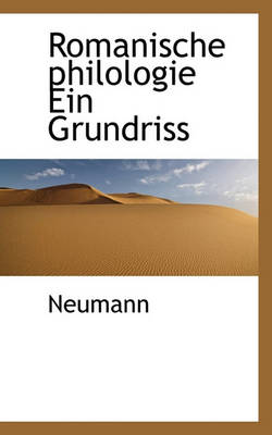 Book cover for Romanische Philologie Ein Grundriss