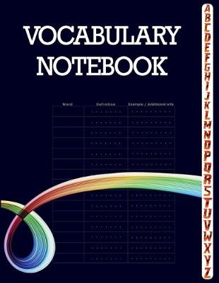 Book cover for Vocabulary Notebook