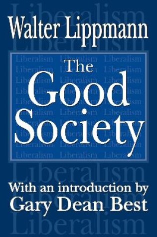 Cover of The Good Society