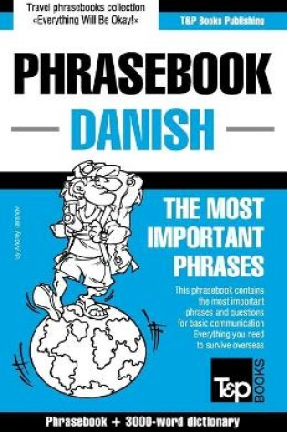 Cover of English-Danish phrasebook and 3000-word topical vocabulary