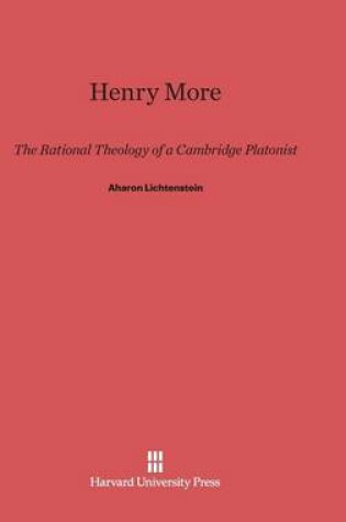 Cover of Henry More