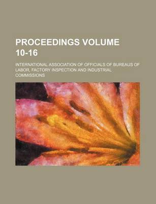 Book cover for Proceedings Volume 10-16