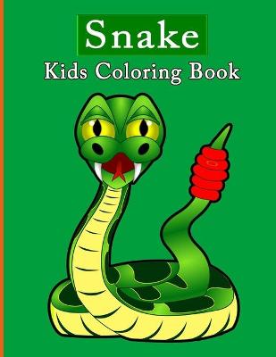 Book cover for Snake Kids Coloring Book