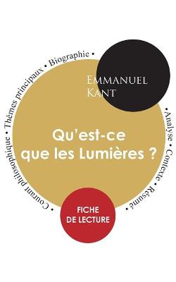 Book cover for Fiche de lecture Qu'est-ce que les Lumieres ? (Etude integrale)