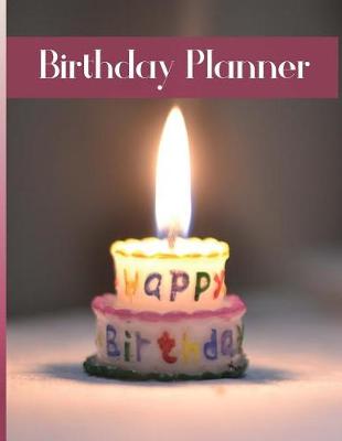 Book cover for Birthday Planner