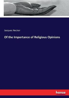 Book cover for Of the Importance of Religious Opinions