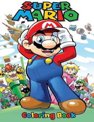 Book cover for Super Mario Coloring Book