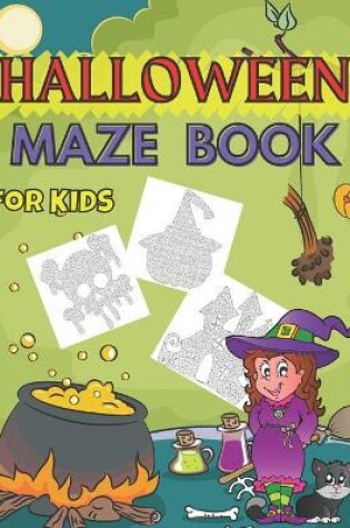 Cover of Halloween Maze Book for Kids