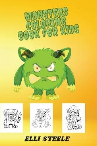 Cover of Monsters Coloring Book For Kids