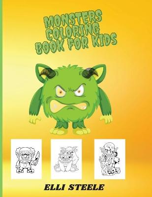 Book cover for Monsters Coloring Book For Kids