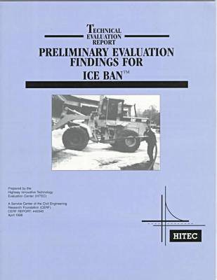 Book cover for Preliminary Evaluation Findings for ICE BAN