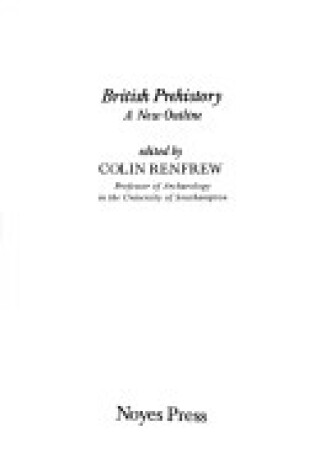 Cover of British Prehistory
