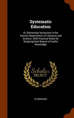 Book cover for Systematic Education