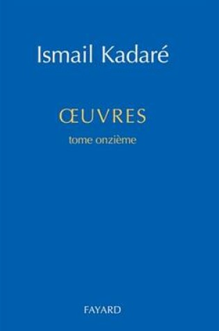 Cover of Oeuvres Completes, Tome 11