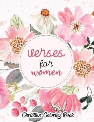 Book cover for Verses for women - Christian coloring book